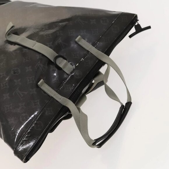 LOUIS VUITTON Monogram Eclipse Glaze Zipped Tote Backpack LV Auth main image 5